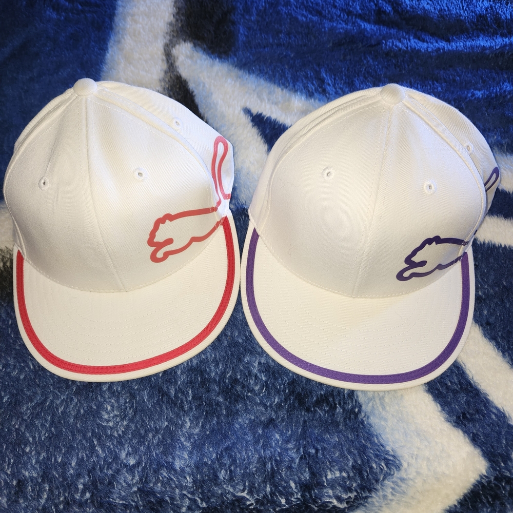 Rickie Fowler Puma Monoline White & Red and White & Purple Size M